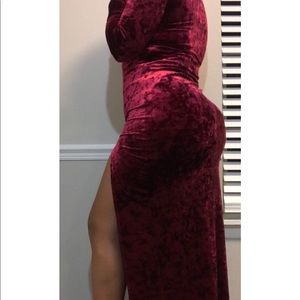 Red velvet forever 21 dress